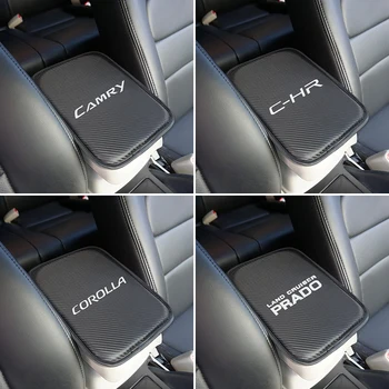 

Car Armrest Pad Covers Auto Seat Armrests Storage Protection Cushion for Toyota corolla chr camry prado land cruiser