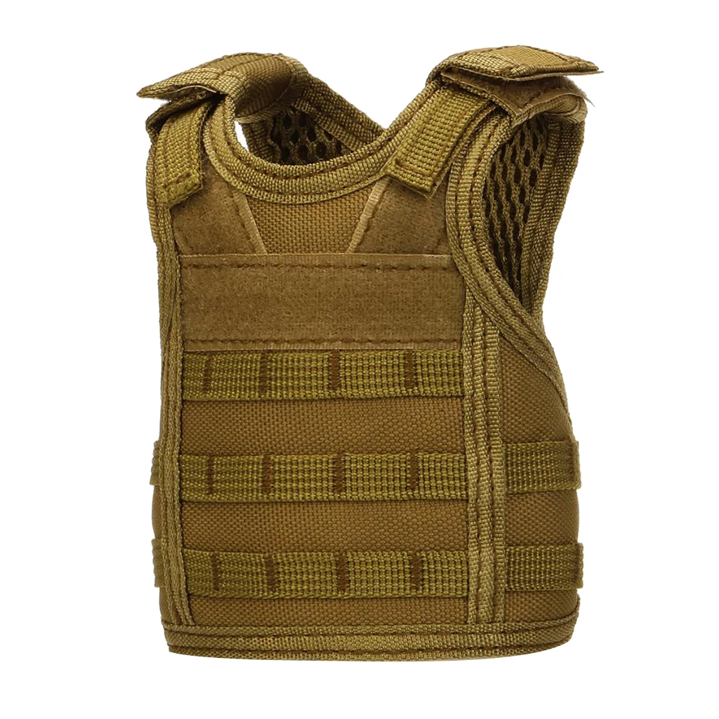 Mini MOLLE Vest Style Beers Sleeve Cans Cover Bottles Stubby Holder Cool Bottle Decoration