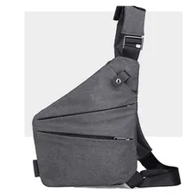 Холщовая нагрудная сумка для мужчин, Спортивная мужская дорожная сумка через плечо, сумка через плечо, посылка для мужчин с серым карманом