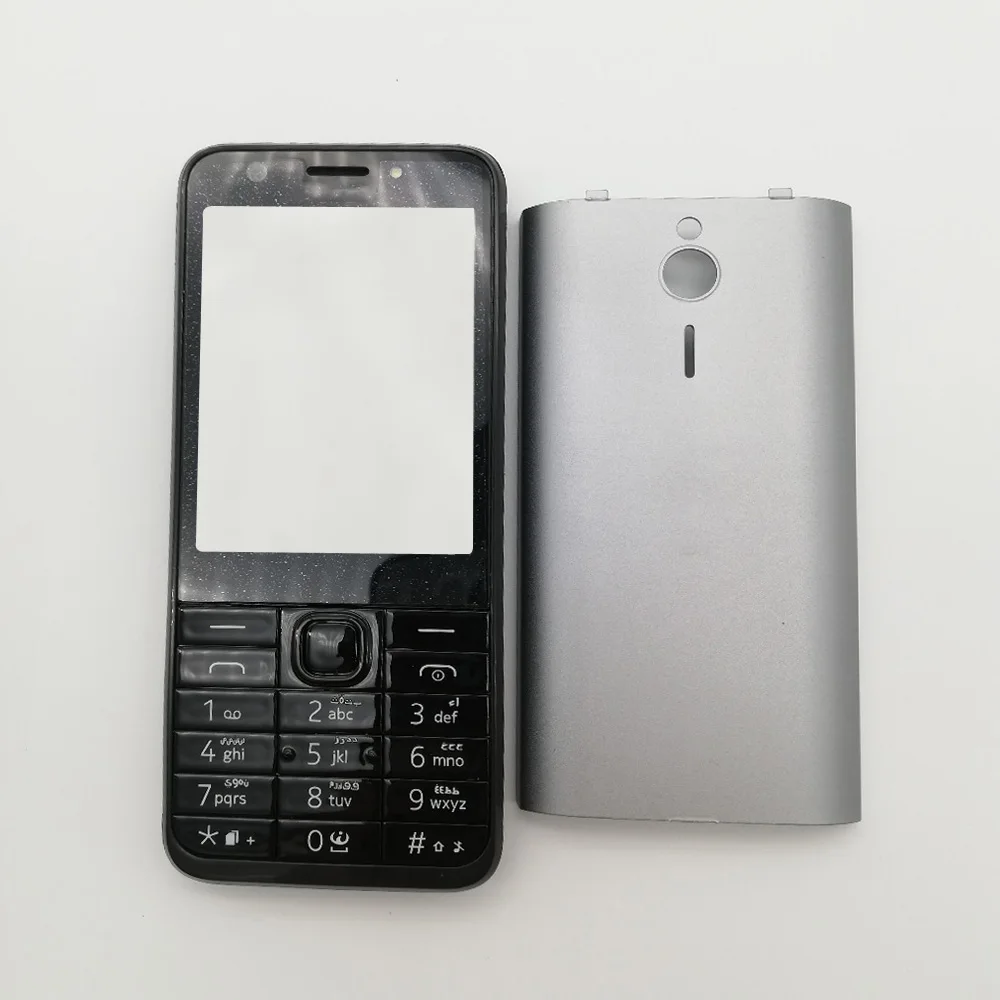 Корпус для Nokia 230 230DS передняя рамка+ английский/русский или арабский или Иврит Клавиатура