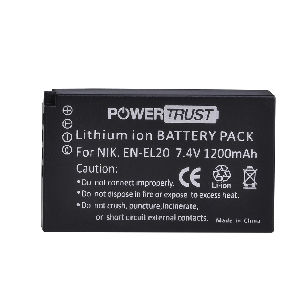 1 шт. EN-EL20 EN-EL20A EN EL20 EN EL20a батарея для камеры+ светодиодный USB двойное зарядное устройство для Nikon Coolpix P1000 Nikon S1 J1, J2, J3 Nikon1 AW1