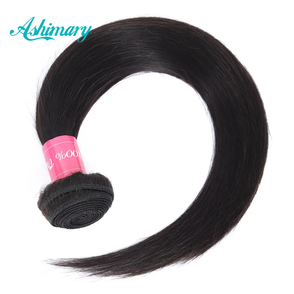 Ashimary волосы продукты малазийские прямые Remy 1B человеческие пучки 1/3 шт 8 &quot 28&quot