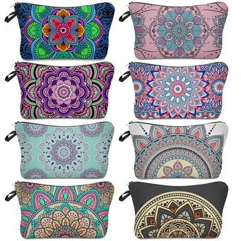 

2020 Fashion Makeup Bags Women Cosmetic Bag with Multicolor Pattern 3D Printing Neceser Cosmetics Pouchs for Travel Make Up Bag