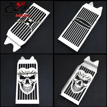 

Motorcycle Steel Skull Radiator Grill Cover Guard Protector For HONDA Shadow VT600 VLX400 VLX600 Steed 400 600 1988 - 2007
