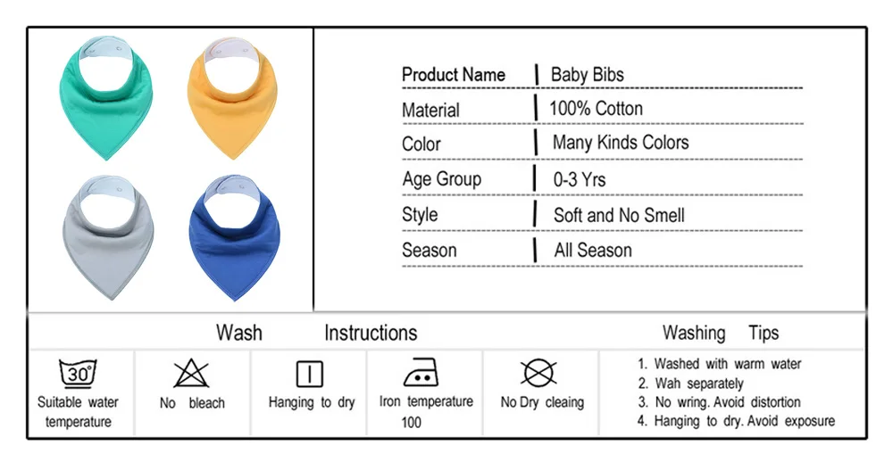 Бандана, детские нагрудники, сплошной цвет, хлопок, детская накидка, анти-запах, антибактериальный фартук, быстросохнущая ткань для кормления, шарф, детские вещи