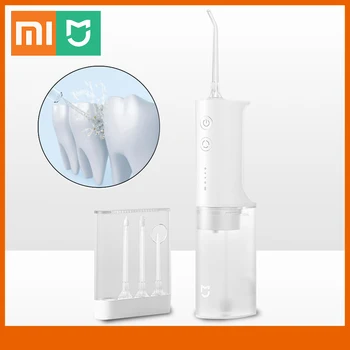 

Xiaomi Mijia Electric Oral Irrigator IPX7 Waterproof 4 Modes 200ML Large Capacity Water Tank Flusher Oral Cavity Flusher
