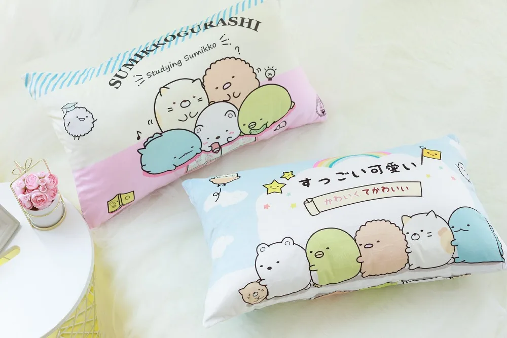 Аниме мультфильм милый Sumikkogurashi Cinnamoroll плюшевые игрушки подростковый стиль подушки мягкие подушки дать Вам комфортный сон