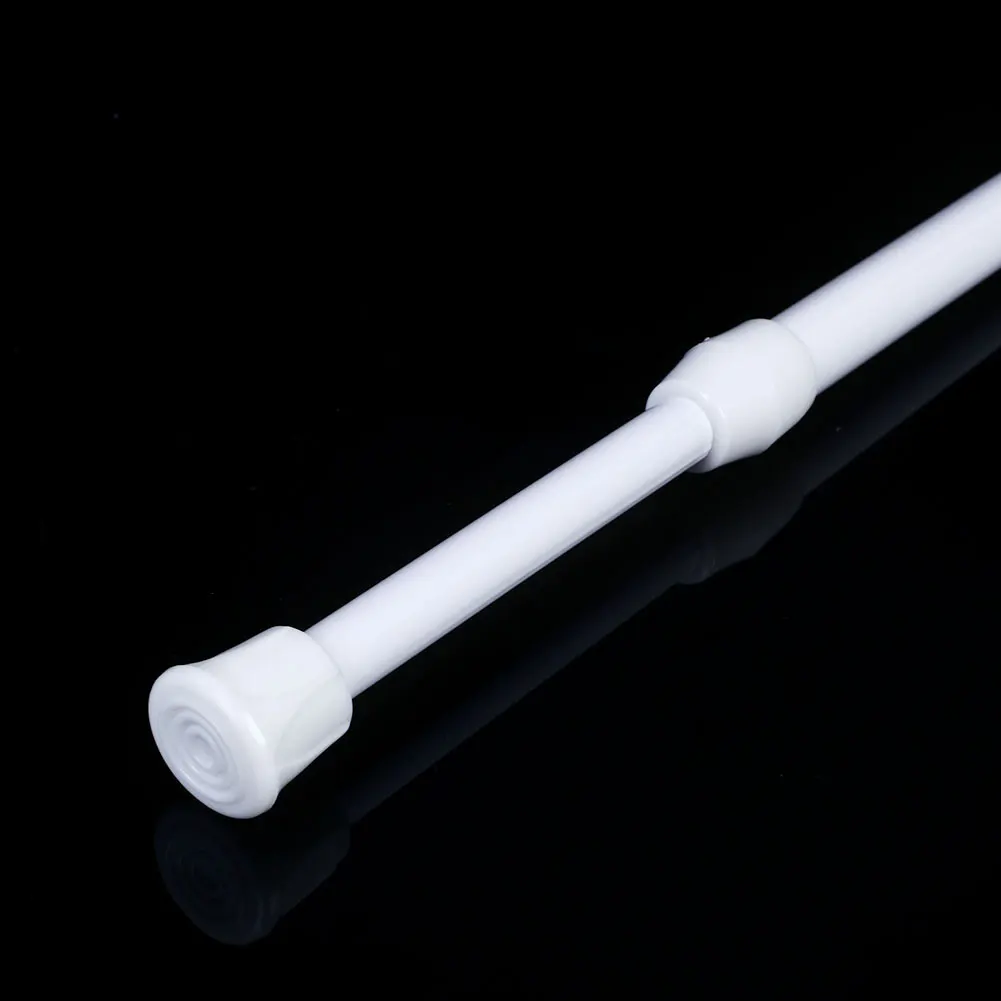 70-124cm Adjustable Extendable Telescopic Pole Spring Net Window Rail Hanger