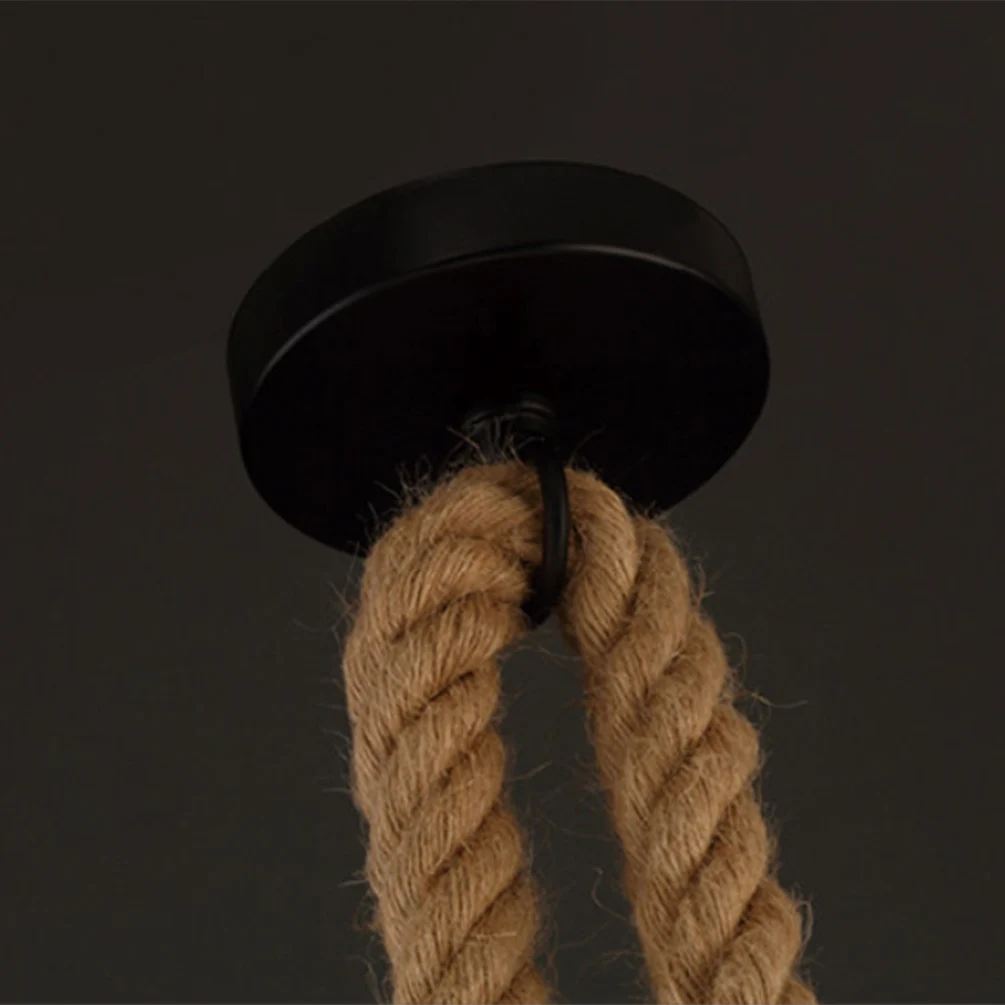 Hemp Rope Pendant Lamp Base E27 3M 2M 1M Vintage Loft Industrial Retro Hanging 85-265V Edison ST64 G95 Pendant Light pendant lights,pendant lamp,vintage pendant lights,rope pendant lamp