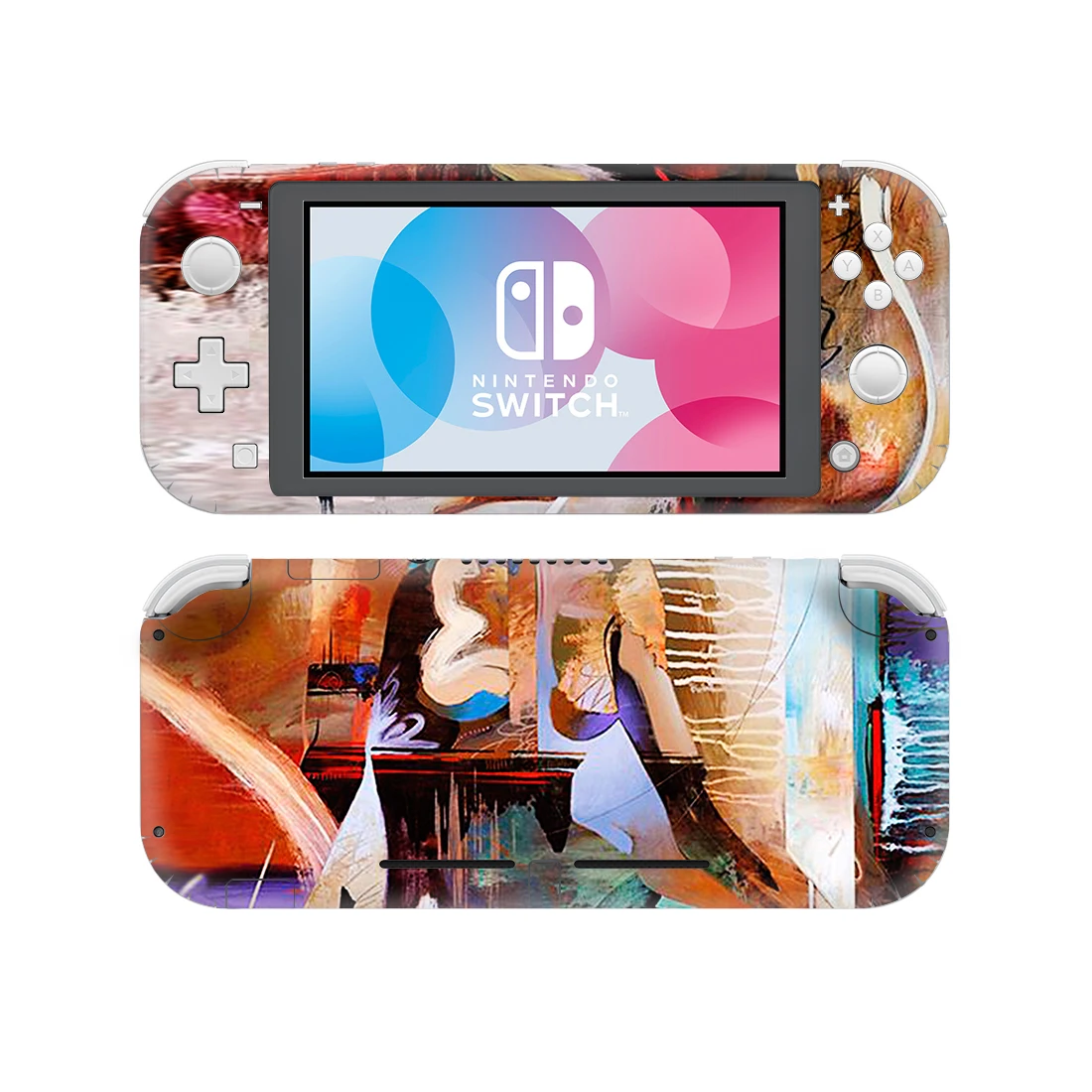 

Oil Painting Style Vinyl Skin Sticker for Nintendo Switch Lite NSL Protective Film Decal Skins Cover