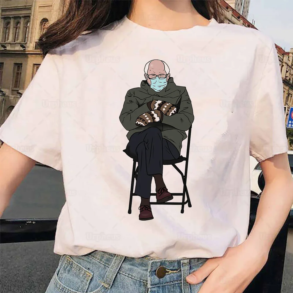 Bernie sanders mittens t shirt Clearance