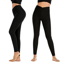 Высокая талия женские штаны для йоги спортивный пуш-ап трико для фитнеса, бега Спортивная бесшовные леггинсы плюс Размеры 3 цвета