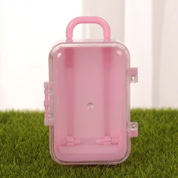 

12pcs Practical Portable Suitcase Shape Wedding Mini Party Favors With Handle Candy Box Gift Lightweight Cute Baby Shower