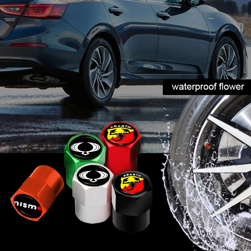 4pcs Metal Car Wheel Tire Valve Caps Stem case Car exterior For Lexus RX 300 IS 250 300 GX 400 460 UX 200 NX LX GS ES Auto Goods
