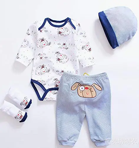 

Reborn Baby Dolls Clothes Boy Accesories 55 Cm For 20-23 Inch Newborn Reborn Dolls Boy Clothing Outfit Doll Accessories
