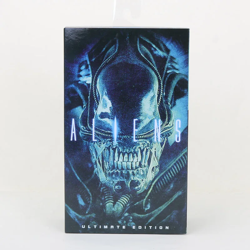 4 шт./компл. инопланетянин NECA 1986 коллекция фильмов Черный, серый цвет Alien яйца Facehuggers Chestburster фигурка героя модель игрушка кукла - Цвет: with box