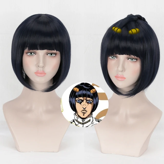 Johnny Joestar Wig Jojo Bizarre Adventure Cosplay Wig 「HSIU Brand」 Short  Blonde Hair Synthetic Wig +Free Wig Cap