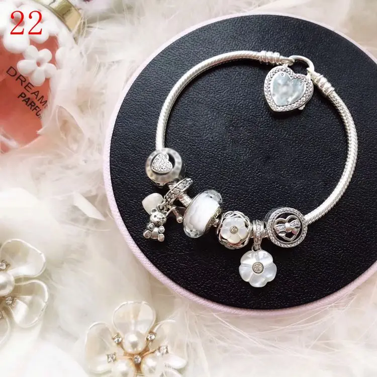 LIDU 100%925 Silver High Quality Classic Exquisite Flower Bracelet For Friends Free Gift Delivery Manufacturers Wholesale | Украшения и