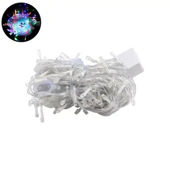 

100/200LED Flasher String Lighting Outdoor Christmas Lights Decoration Twinkle Party Tree 10/20M Xmas Z6M7