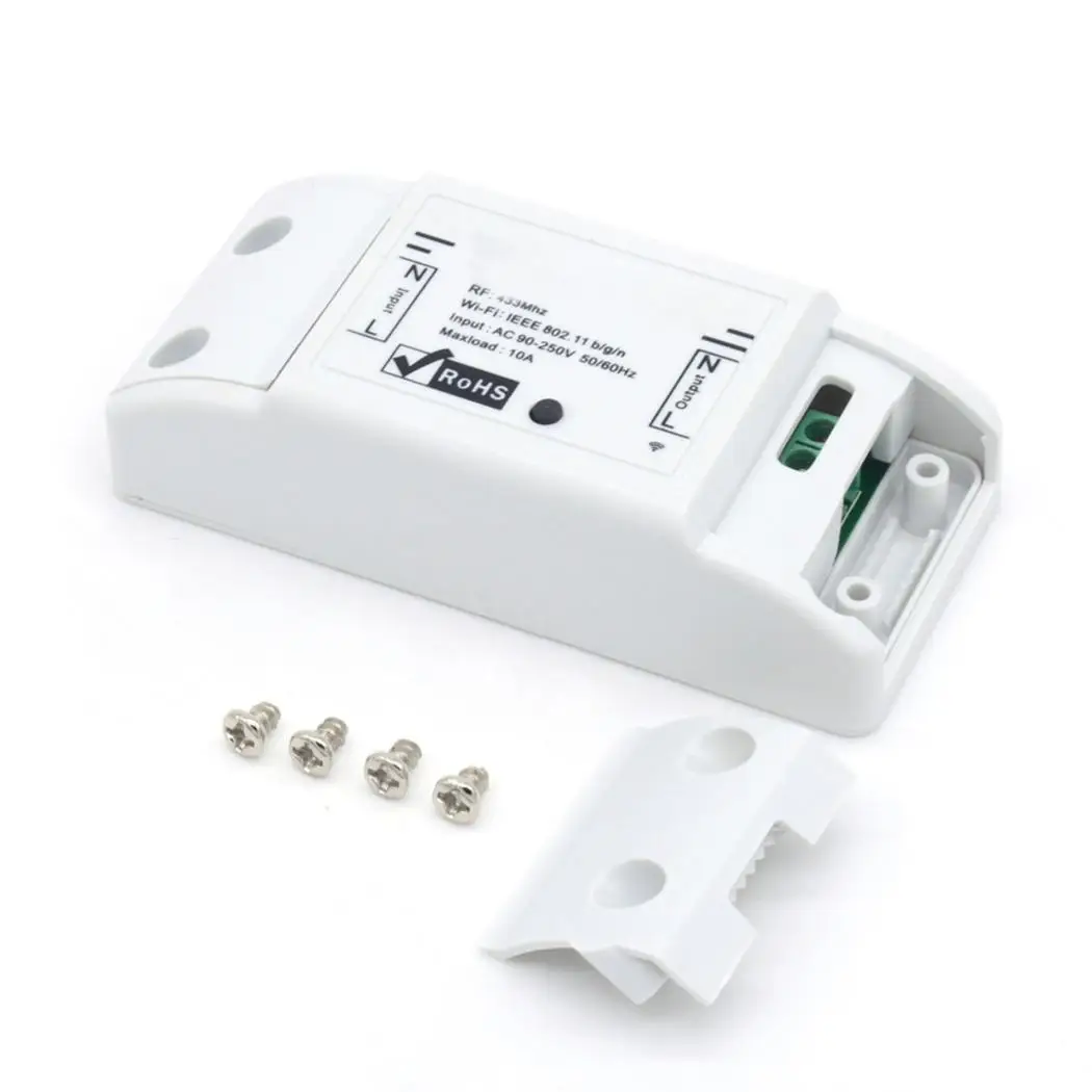 Устройство «умный дом» Wifi смарт-переключатель контроля температуры поддерживает Статус устройства слежения. Сенсоров влажности Wi-Fi