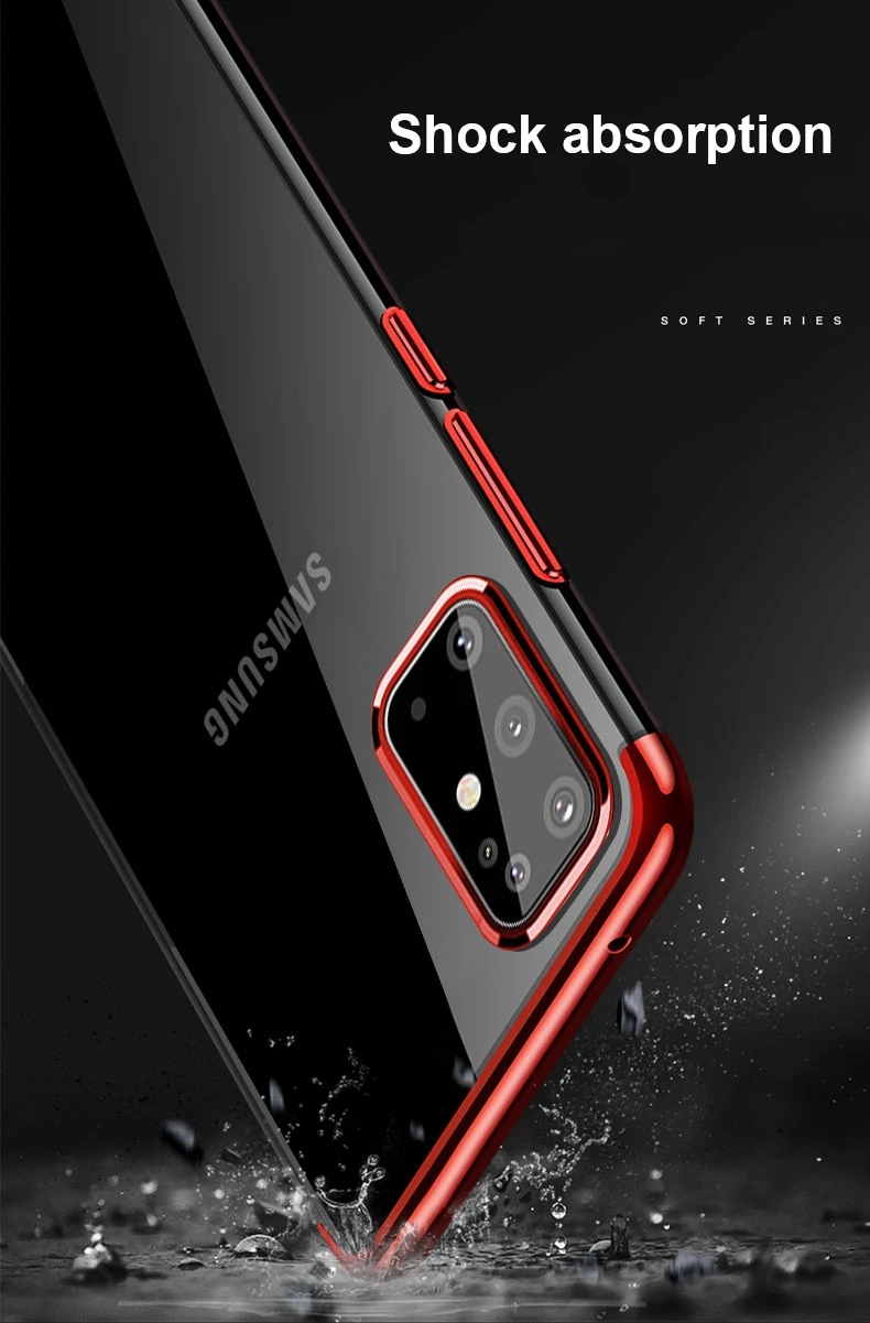 Note 20 Ultra Case Slim XUANYAO Luxury Silicone Soft Coque For Samsung Galaxy Note 20 8 9 10 Plus Case Plating Clear TPU Cover (10)