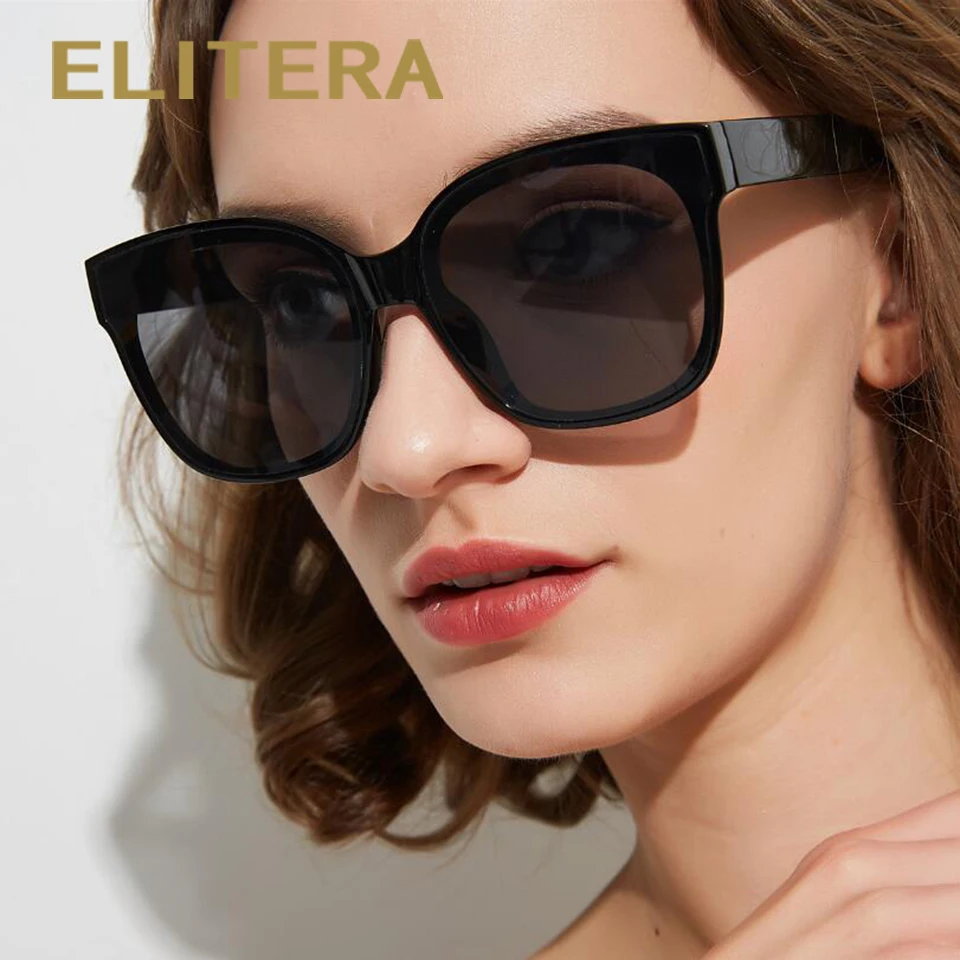 ELITERA большая рамка Квадратные Солнцезащитные очки для женщин градиентные