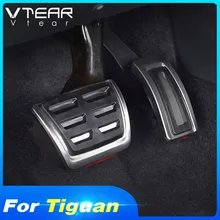 Vtear для VW mk2 Tiguan тигуан автомобильный акселератор масло Подножка педаль муфта сцепления тормозной дроссель беговые дорожки аксессуары для интерьера，автотовары