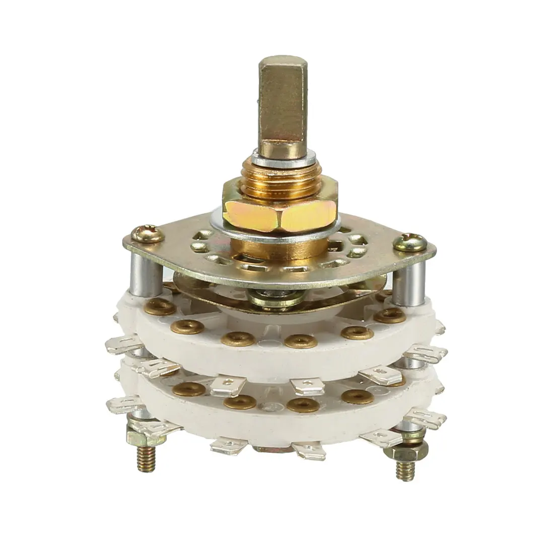 

uxcell 6P3T 6 Pole 3 Throw 2 Deck Band Channel Rotary Switch Selector