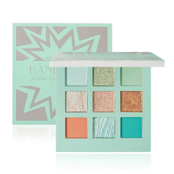 

New 9-color Shimmers Matte Eyeshadow Palette High Pigmented Easy to Blend Sweatproof Waterproof Long Lasting Eye Shadows CLA88