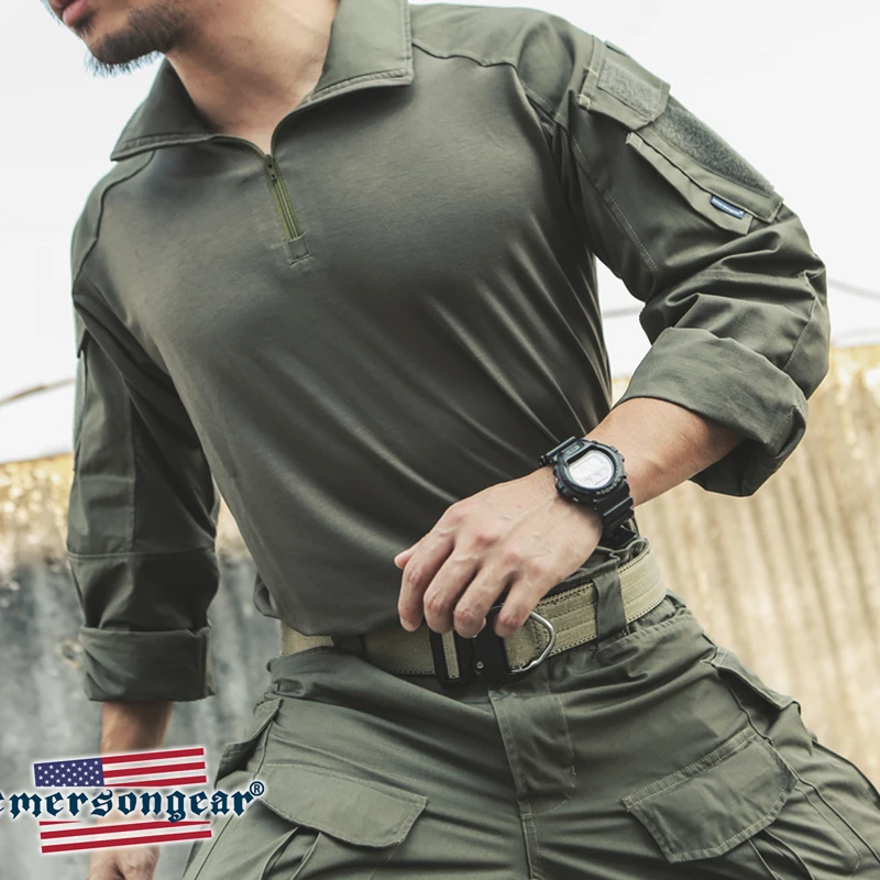 Emersongear синяя этикетка Ranger Green G3 Боевая тактическая рубашка и брюки обновленная версия Мужская BDU облегающая Военная униформа