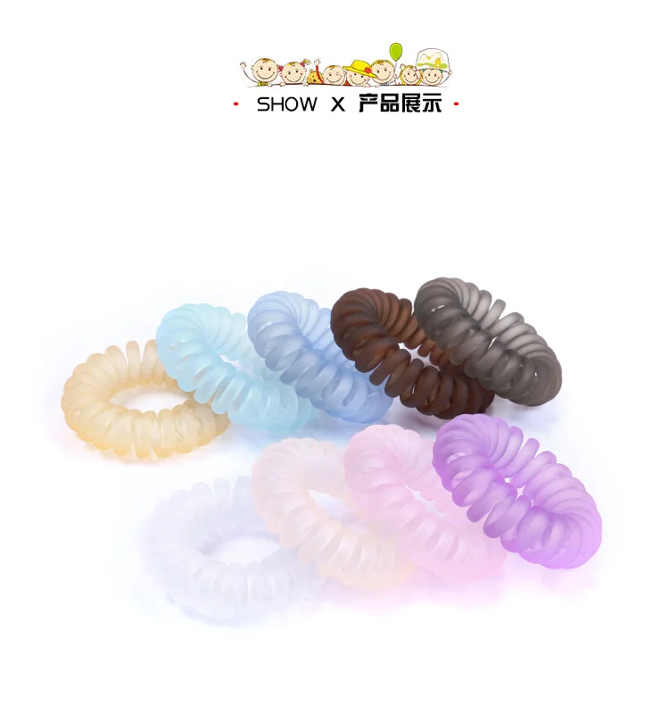 Краска тусклый полированный головной убор кольцо для волос повязка на голову телефон резиновый импорт грубые корейский стиль шнур Катушка для телефона