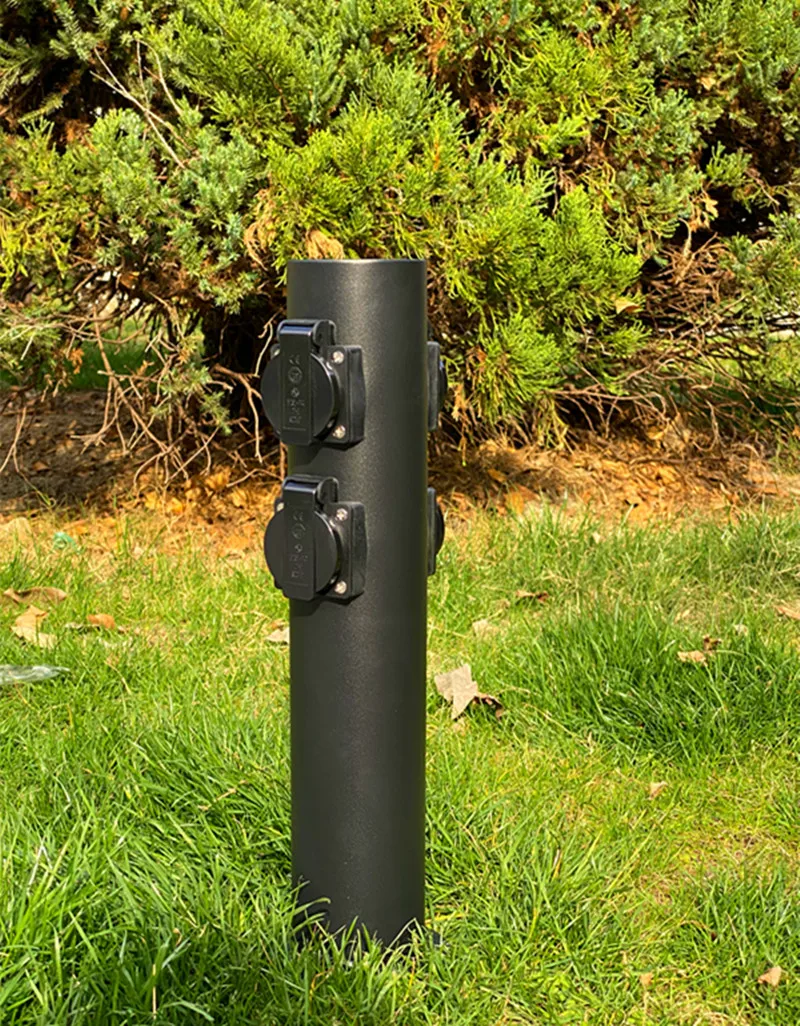 Plugue elétrico para cortador de grama, plugue