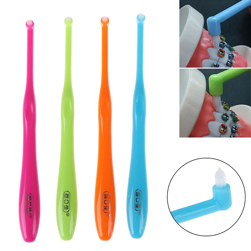 1pc Micro Size Teeth Toothbrush Interdental Brush Dental Floss oral  hygiene Small Head Soft Hair Decayed tooth brush