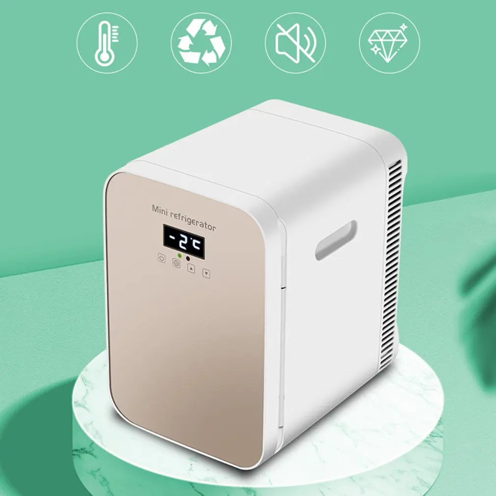 portable mini fridge Mini Fridge 13.5L Can Portable Personal Small Refrigerator Compact Cooler And Warmer For Food Bedroom Dorm Office Car portable fridge for car