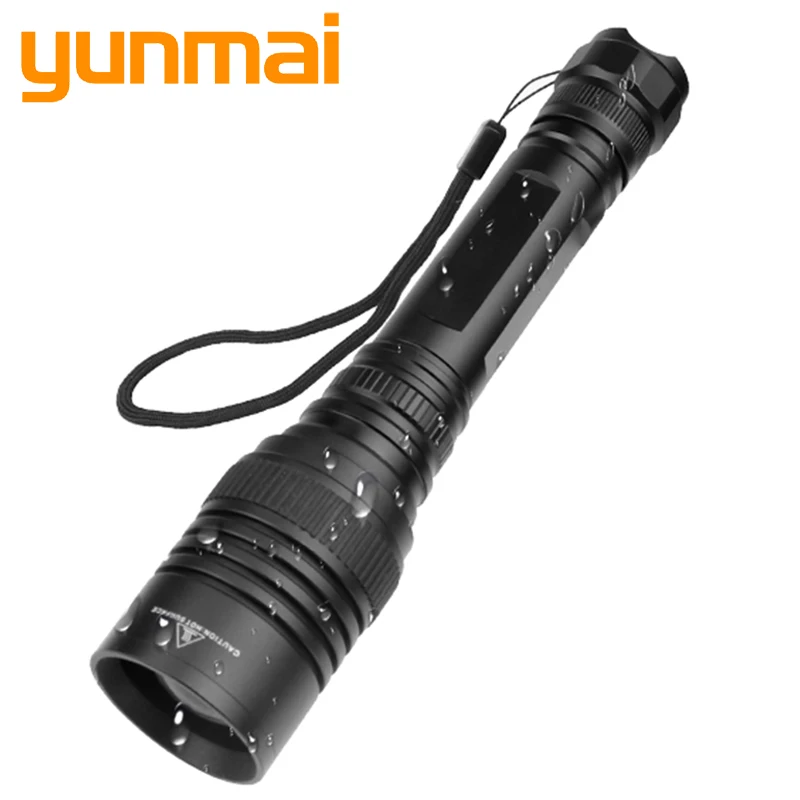 Yunmai Z20V53 CREE XHP70.2 конвой Объектив 32 Вт чип Лампа 18650 3200lm Мощный тактический
