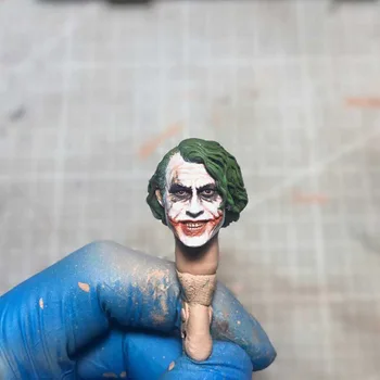 

1/12 Scale Mezco Joker Head Sculpt Heath Ledger Laugh Head Played for 6in Action Figure Toy