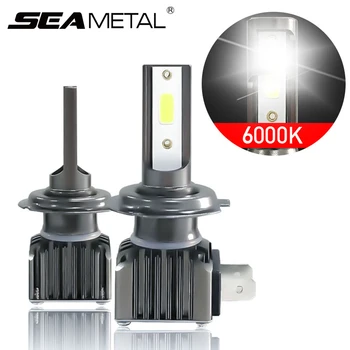 

H1 H11 H7 9005 HB3 H4 9003 HB2 9006 HB4 LED Headlight Bulbs Universal 6000K Cold White Fog Light 60W 6000LM IP68 Waterproof