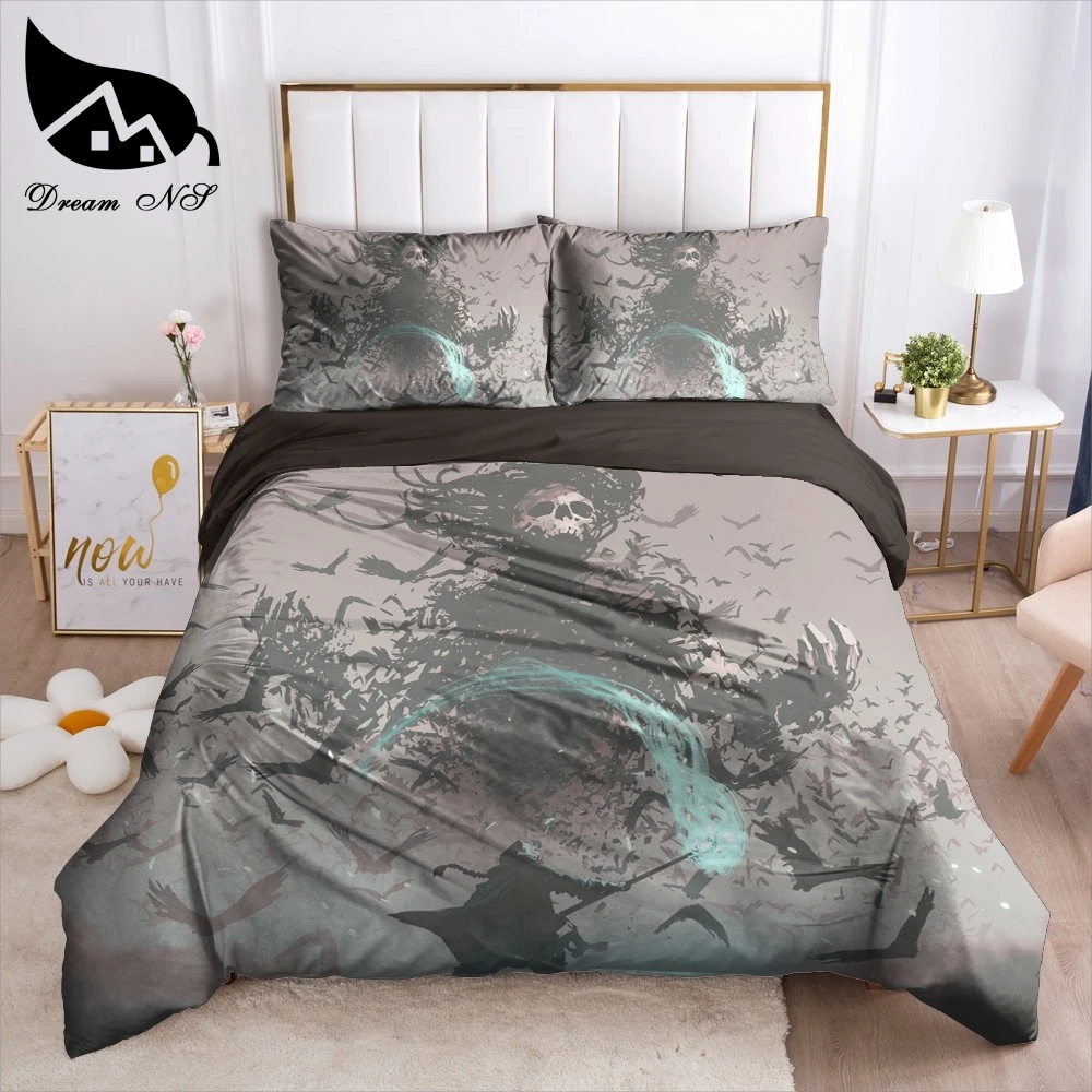 thumbnail image 1 of Juego de ropa de cama con estampado 3D de la película Stranger-Things de Dream NS, juego de funda nórdica para cama doble, matrimonial, queen y king, envío directo, 1 of 4