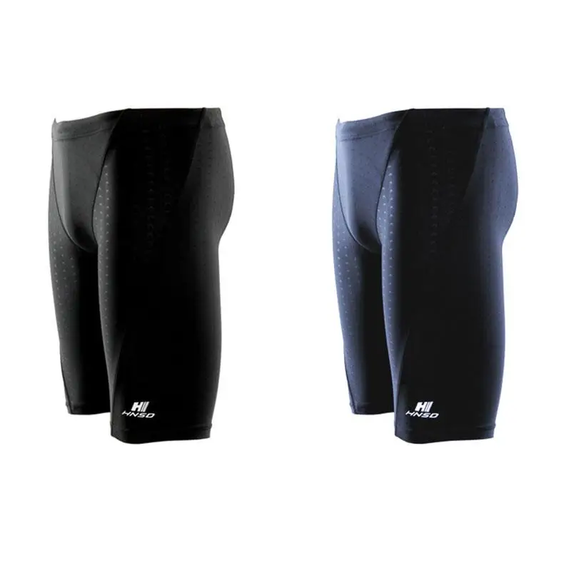 

Quick Dry Men Swimwear Waterproof Long Trunk Men's Swim Jammers Plus Size