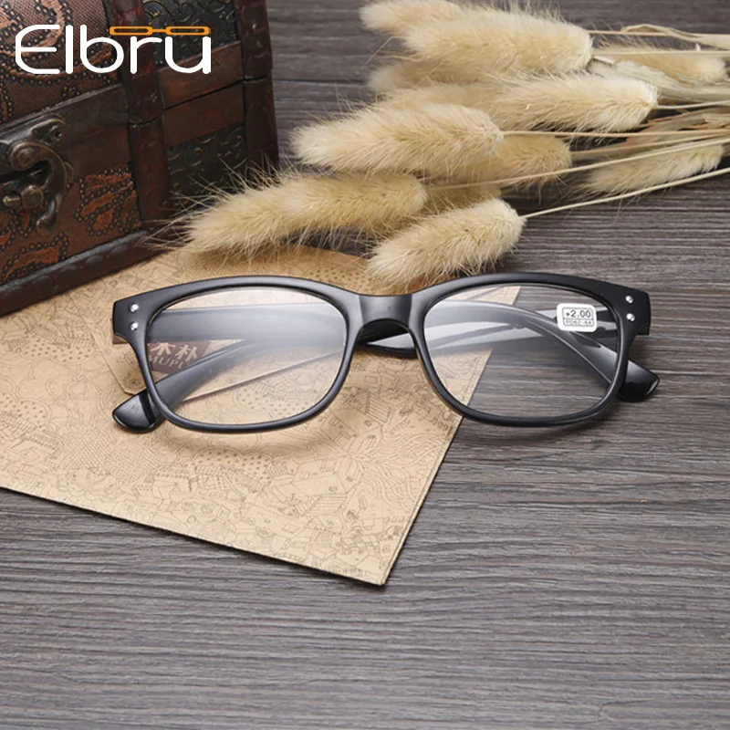 Очки для чтения мужские/женские Elbru складные с металлическим покрытием защитой