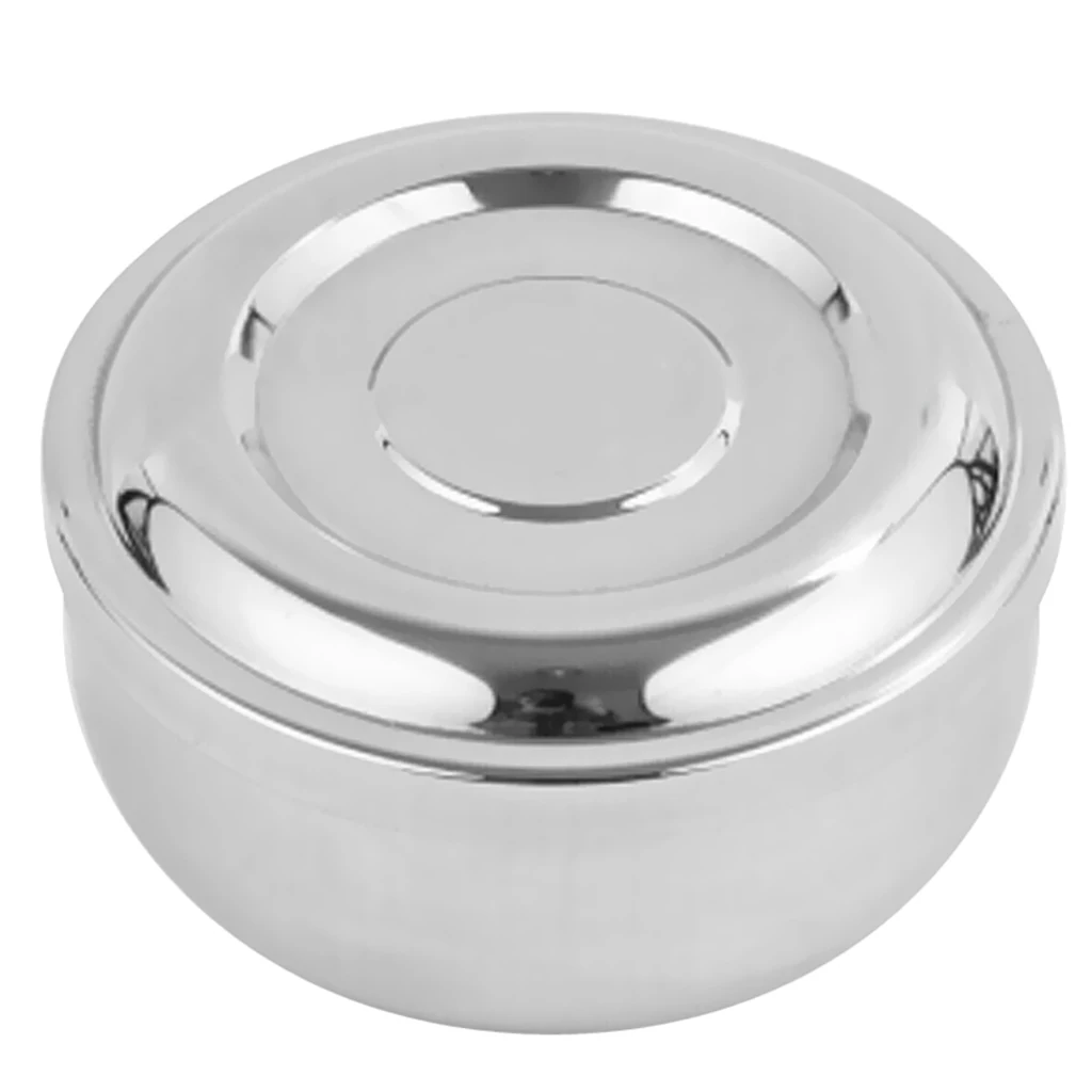 Korean Style Rice Bowl Stainless Steel Bowl Snacks Salad Bowls Kids Bowl