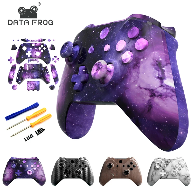 Чехол с полным корпусом Data Frog для Xbox One S Hydro окунутый Сменный кнопками one тонкий