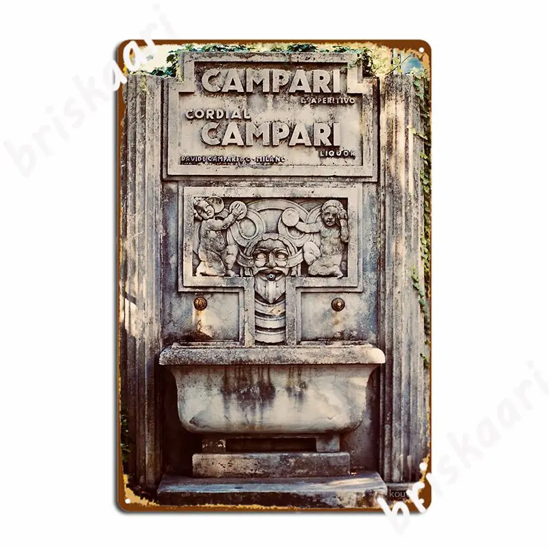 Campari Poster Campari Print Campari Poster Vintage Advertising Sign Advertising Metal Sign Personalizza Murale Tin Sign Poster