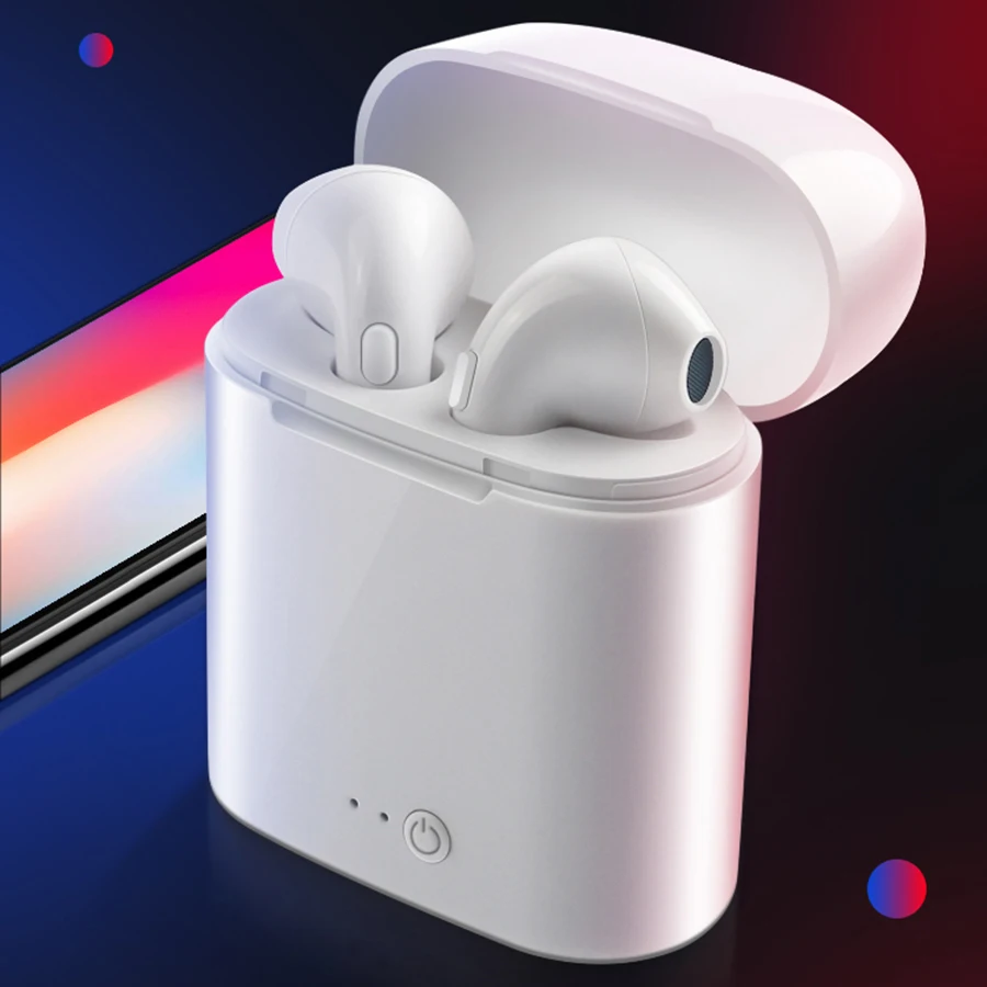 

i7s Tws Bluetooth Earphones Mini Wireless Earbuds Sport Handsfree Earphone Cordless Headset with Charging Box for iPhone xiaomi