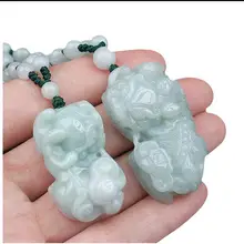 Изысканное ювелирное изделие, натуральный камень, материал карго Гуаньинь, Кулон, Ожерелье для мужчин, большая часть