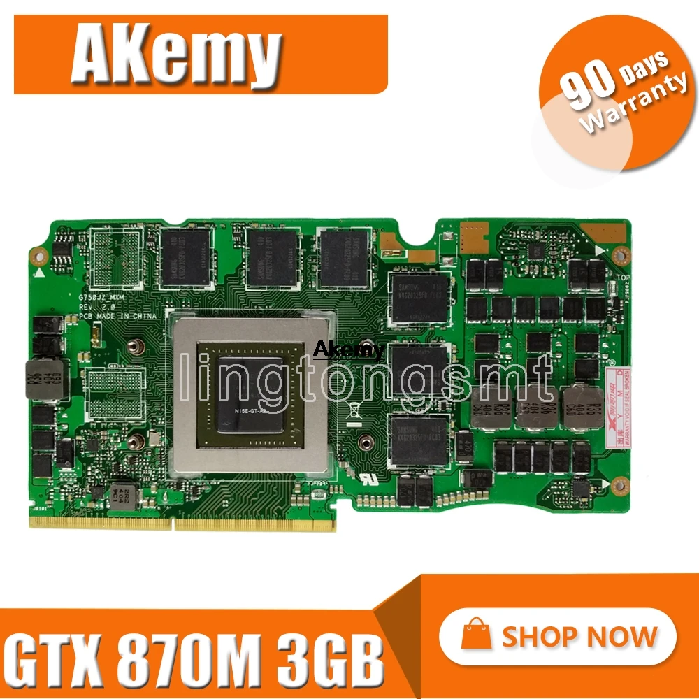 #^Special Price For Asus ROG G750JZ GTX870M GTX 870M N15E-GT-A2 3GB Laptop VGA Graphic card Video card #^Special Price For Asus ROG G750JZ GTX870M GTX 870M N15E-GT-A2 3GB Laptop VGA Graphic card Video card