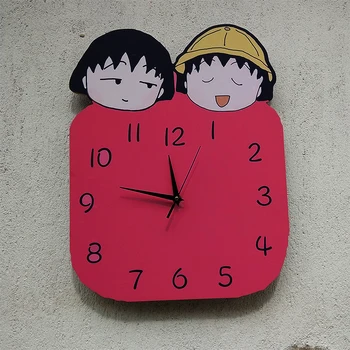 

Bedroom Cute Cartoon GIRL'S Hanging Clock Modern Creative Soft Adorable Pink Girly Series GIRL'S Room Decoration Pocket Watch