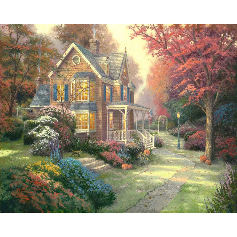 Stunning Sea Scenery DIY Acrylic Paint by Numbers Kit on Canvas