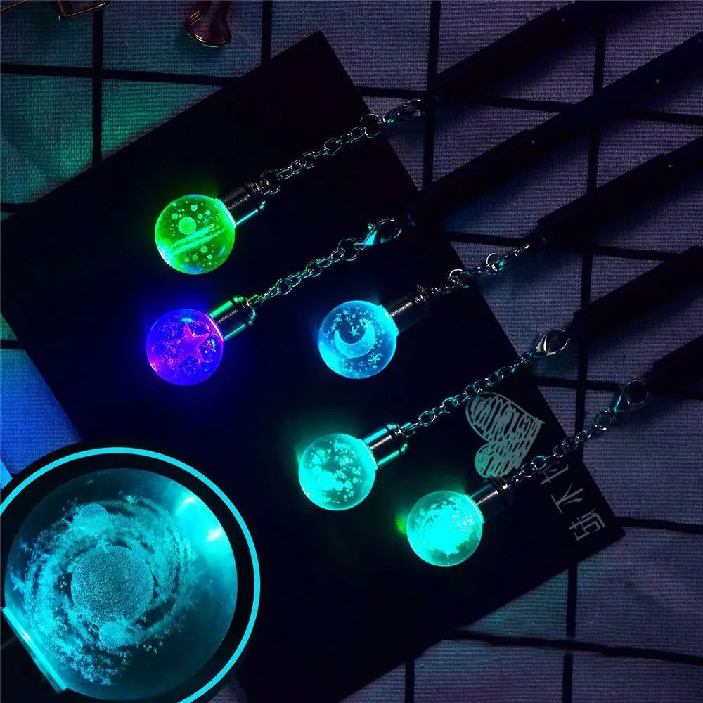 

Starry Sky Glowing Pendant Gel Pen Kawaii Stationery Bulb Shape 0.5mm Black Ink Signature Pens Kids Reward Gifts School Supplies