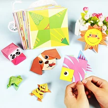 54 pages de papier Origami pour bricolage 3D éducatif pour enfant, jouet à faire soi même d'art créatif, d'apprentissage et artisanat Montessori, avec dessin animé et animaux,